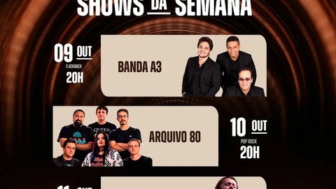 Shows da Semana