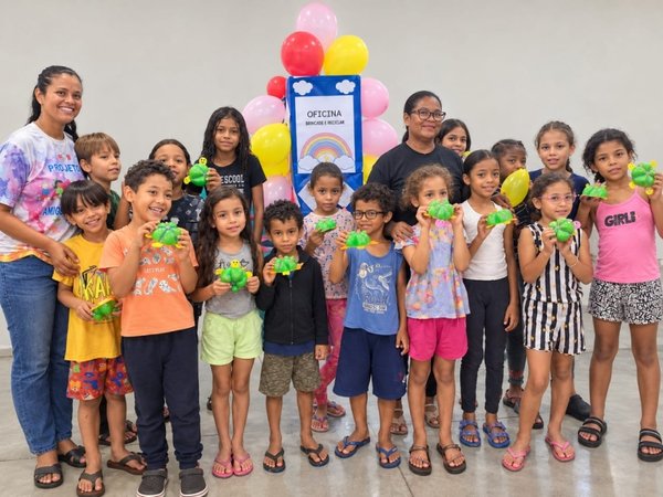 CRAS I promove oficinas de criatividade e convivência para crianças e mulheres
